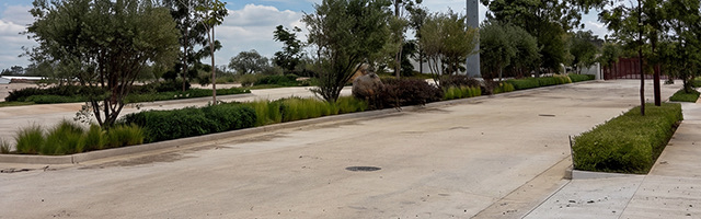 Vialidad interior de TonaPark, parque industrial ubicado en Tonalá, Jalisco